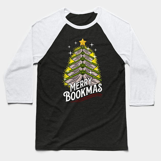 Funny Book Gifts Men Women Kids Bookworm Book Ugly Christmas Baseball T-Shirt by KsuAnn